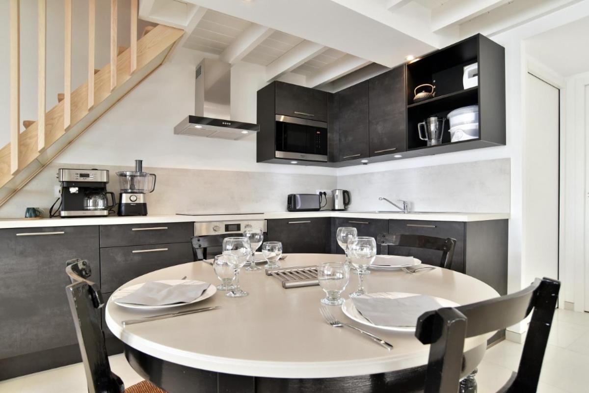 Lostra 2 - Appartement Avec Mezzanine, Front De Mer A Cancale Sur Le Port De La Houle Extérieur photo