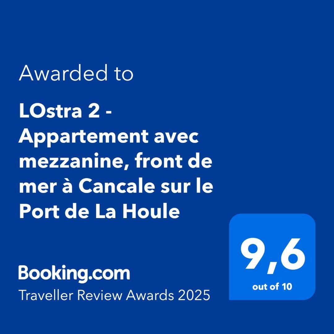 Lostra 2 - Appartement Avec Mezzanine, Front De Mer A Cancale Sur Le Port De La Houle Extérieur photo